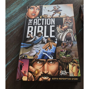 The Action Bible Gods Redemptive Story 1st Edition Hard Cover Crux Studio New
